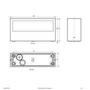 EVN Lichttechnik - Decken-/Wandleuchte LED-Wandleuchte WAUD65101525 IP65