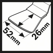 Bosch - Blatt für Oszillierer Schaber Starlock 2609256954 ATZ 52 SC, Starr