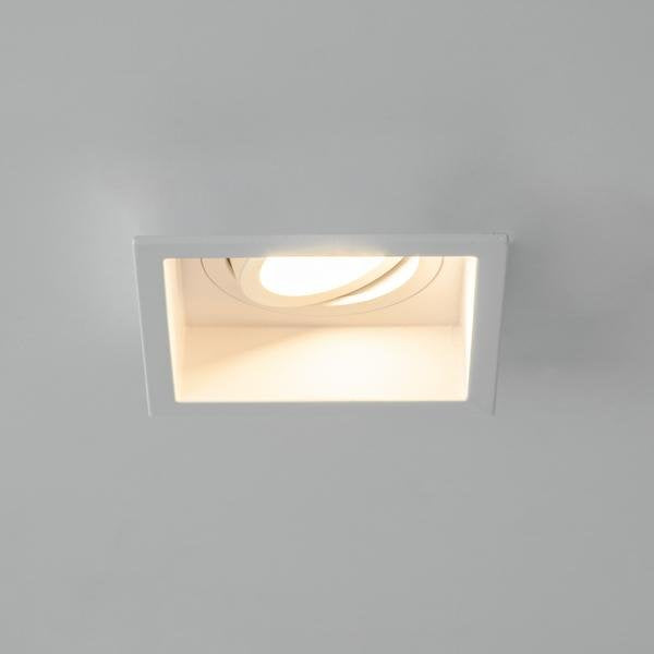 Brumberg Leuchten - Downlight/Strahler/Flutlicht Einbaumodul quadratisch 45003170 strukturweiß