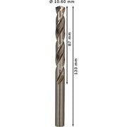 Bosch - Bohrer PRO Metal HSS-G 2608585526 Spiralbohrer 10,6 x