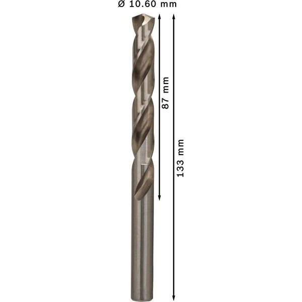 Bosch - Bohrer PRO Metal HSS-G 2608585526 Spiralbohrer 10,6 x