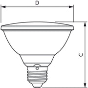 Philips Lighting - LED - Lampe/Multi - LED LED - Reflektorlampe PAR30S MASLEDspot #44320400 927, 25Gr.