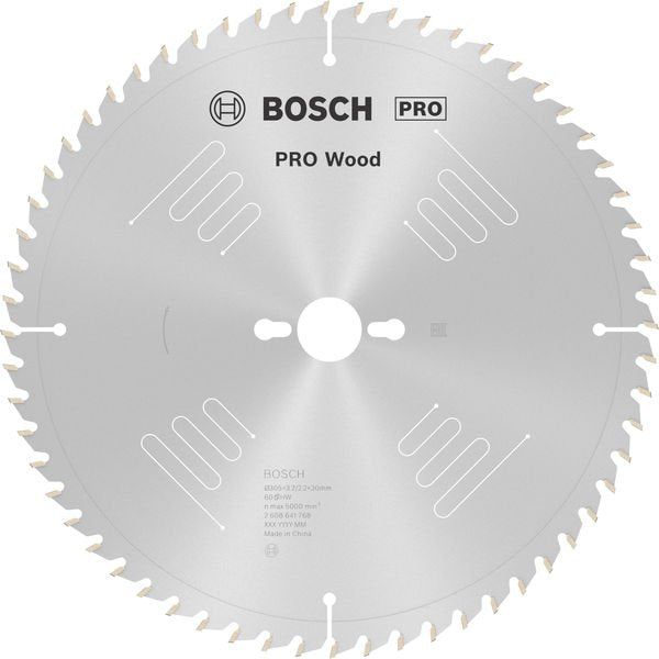 Bosch - Kreissägeblatt PRO Wood Kreissägeblatt, 2608641768 305 x 3,2 x 30 mm