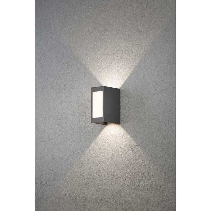 Gnosjö Konstsmide AL - Decken-/Wandleuchte LED-Wandleuchte 7992-370 anthrazit
