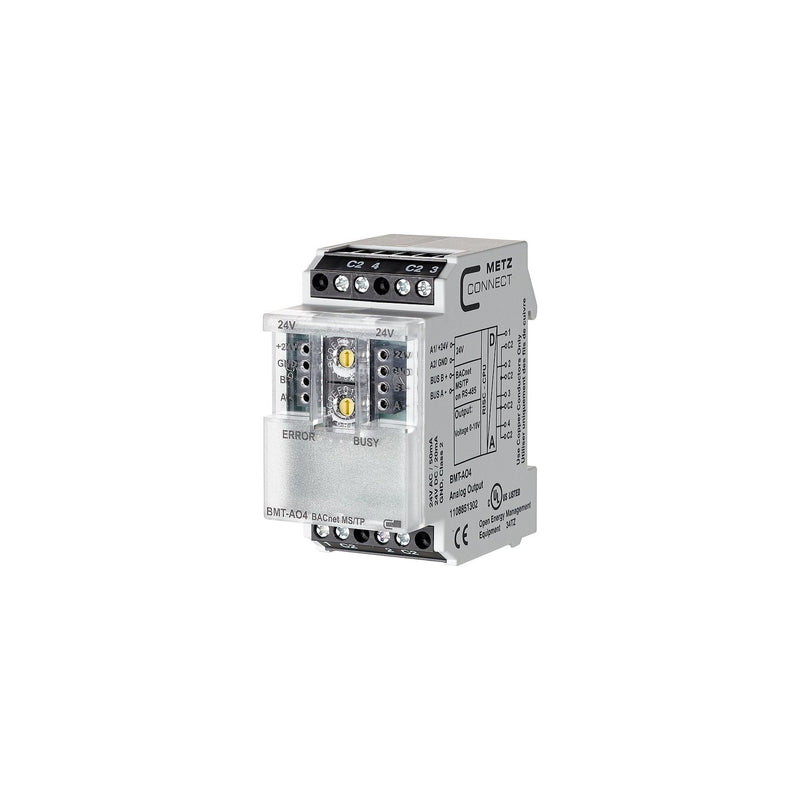 Metz Connect - Bussystem-Analogaktor BMT-AO4 BACnet MS/TP 1108851302