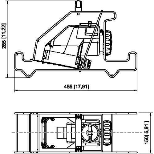 Stahl - Explosionsgeschützter CEE-Stecker/-Kupplung (IEC 60309) Kupplungsdose 8571/16-506-S#276205 32 A rot 6h