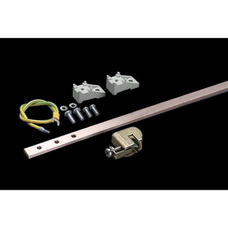Rittal - Erdungsschiene für Verteiler Erdungsschiene DK 7547.000(VE1Satz) Cu, Länge 1800mm − 1 Stück
