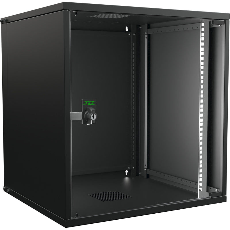 Enoc - Netzwerkgehäuse Wandschrank SNP 12HE sw W3 12-5-S-SNP 19"550x500x582mm