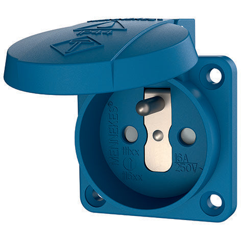 Mennekes - Schutzkontakt-Anbausteckdose Schuko-Anbau-Steckdose 11181 16A,2p+E,230V,bl