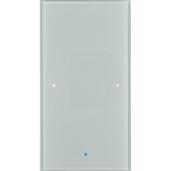 Berker - Bussystem-Tastsensor Glas-Sensor 1fach 75141034 alu