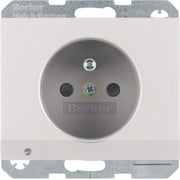 Berker - Steckdose Alu 6765107003 m.Schutzkontaktstift