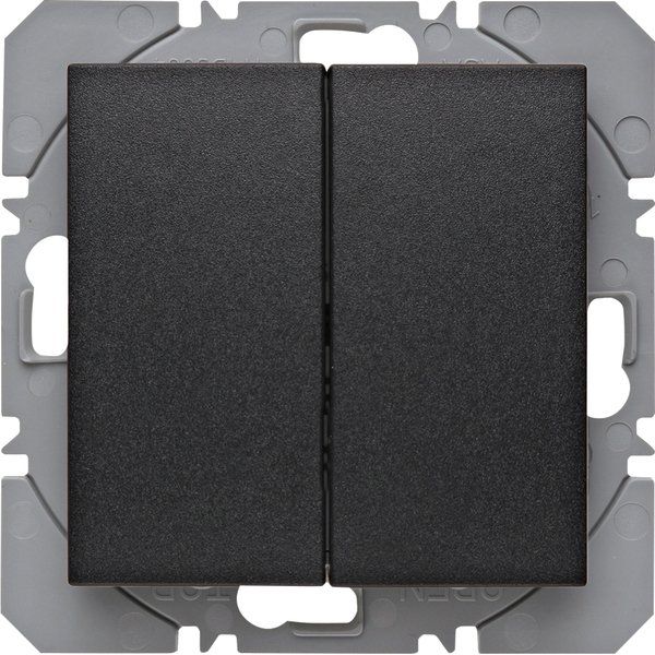 Berker - Bussystem-Hand-/Wandsender KNX-Funk Wandsender 2fach 85656285 anthrazit matt