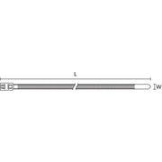 HellermannTyton - Kabelbinder 117-05350(1000) 305x4,7 mm, schwarz − 1000 Stück