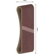 Bosch - Schleifpapier/Schleifvlies PRO X440 Schleifband, 65 x 2608606015 410 mm, G40, 3-tlg