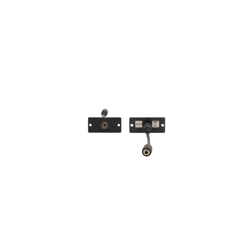 Kramer - Kommunikationstechnik-Adapter Wandplatten-Einsatz WA-1PN(B) schwarz