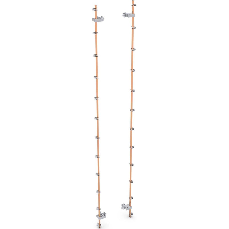 Enoc - Komponente für Erdung/Potentialausgleich (Schaltschrank) Erdungsschiene POT 15 2x1m