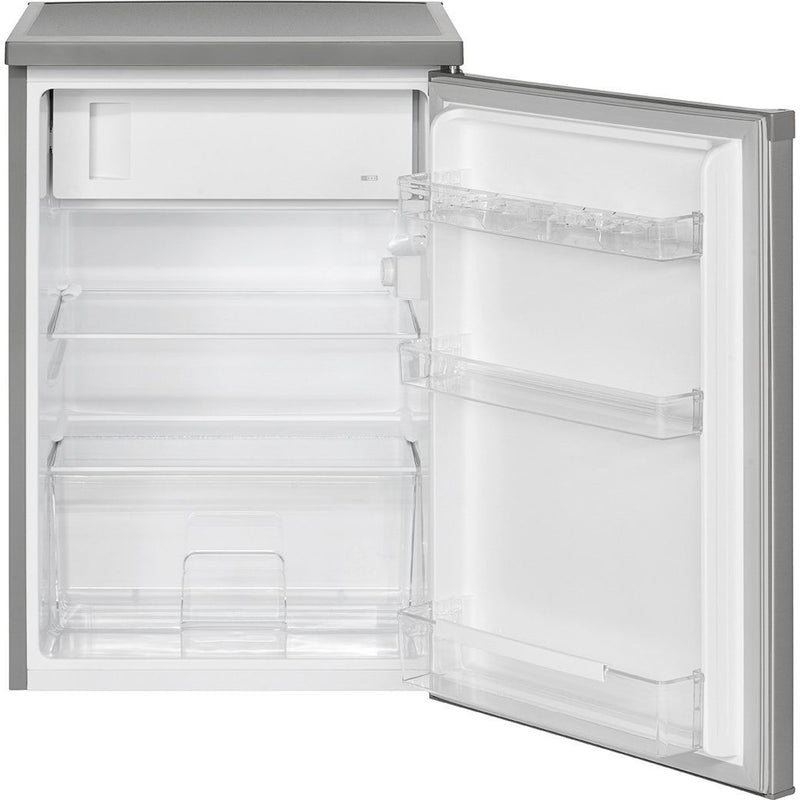 Bomann DA - Kühlschrank Kühlgerät m.GF KS 2184.1 inox-look 56cm,119L