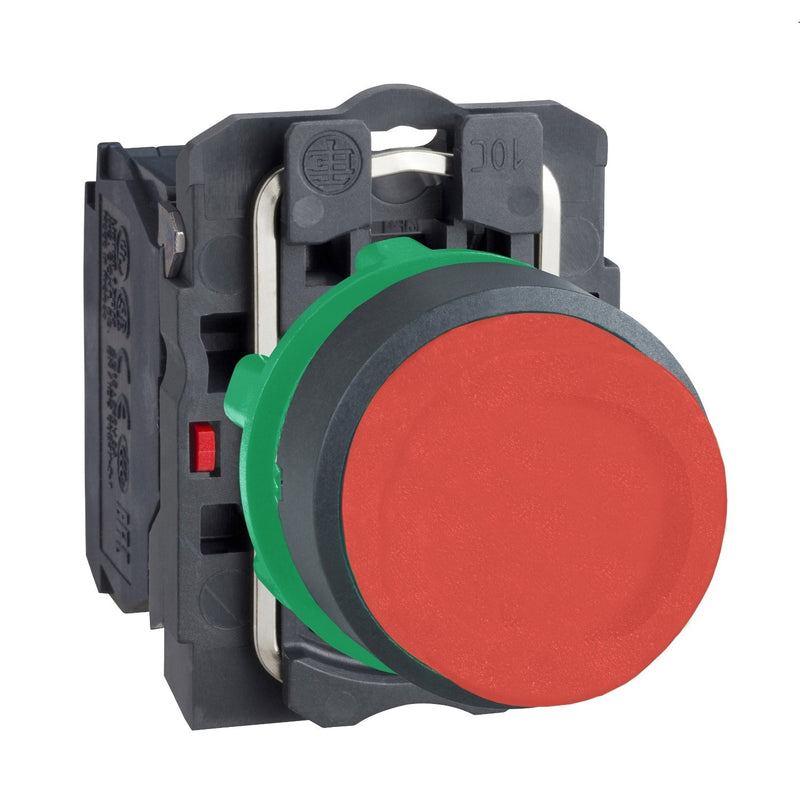 Schneider Electric - Drucktaster, Komplettgerät Drucktaster, rot XB5AL42 o. Rastung, 1Ö