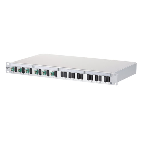 Metz Connect - Patchpanel LWL LWL-Patchfeld OpDAT PF 1502057706-E 6xLC-D OM3 bestückt