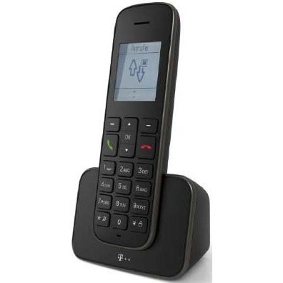 Telekom - Schnurloses Telefon DECT-Telefon schnurlos Sinus A 207 sw int.Anrufbeantworter