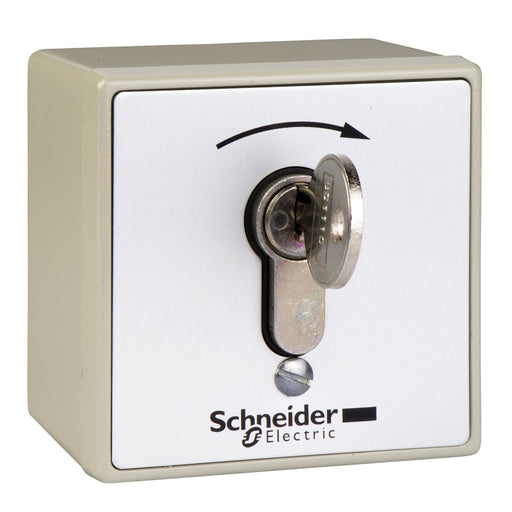 Schneider Electric - Befehls- und Meldegeräte-Kombination im Gehäuse Steuergehäuse XAPS11221N m. Profilzyl