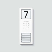 Siedle&Söhne - Zubehör/Ersatzteile für Türkommunikation Gehäuse-Oberteil CA 812-4/CA 850-4 W Signalweiß