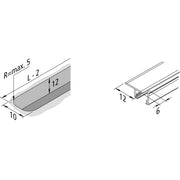 Hera - Mechanisches Zubehör/Ersatzteile für Leuchten LED-Einfräsprofil 61500033510 1m