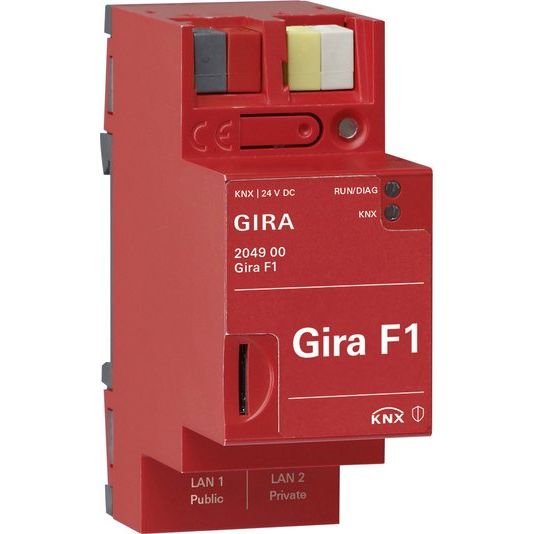Gira - Bussystem-Datenschnittstelle Gira F1 KNX REG 204900