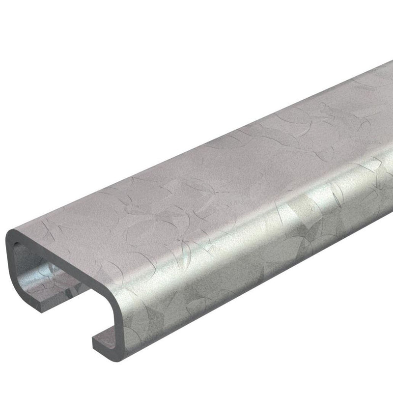 OBO Bettermann - Stiel/Profilschiene Profilschiene CL2712UP2000BK blank − 2 Meter
