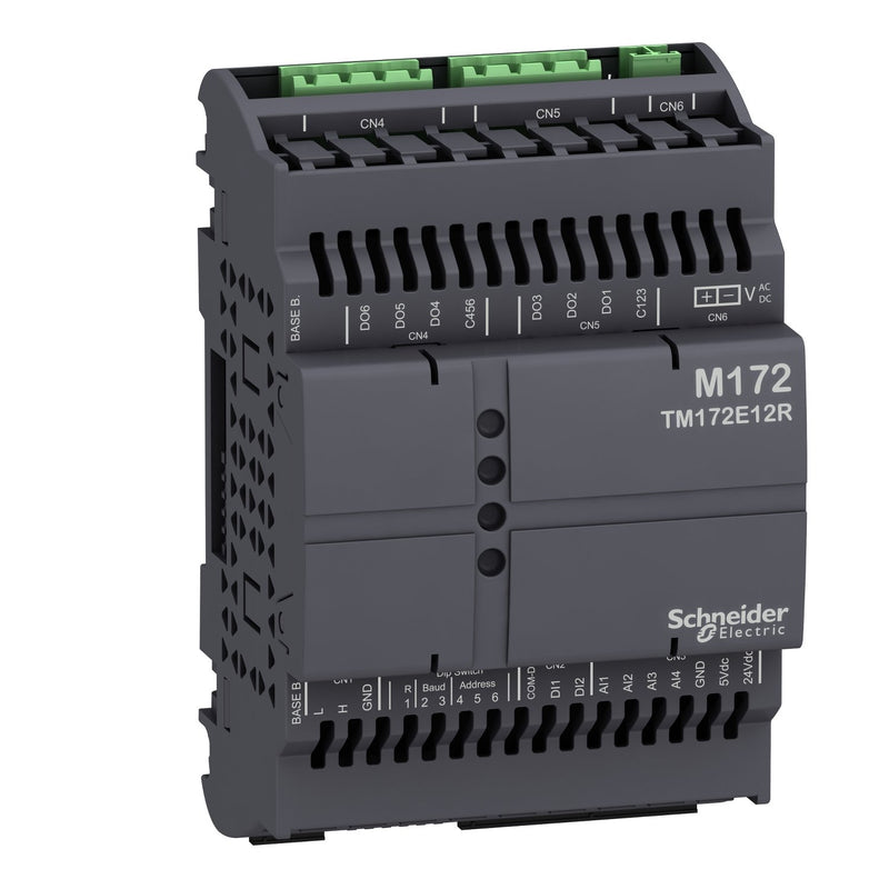 Schneider Electric - SPS-Analoges/digitales Ein-/Ausgangs-Modul E/A-Erweiterungsmodul TM172E12R 12 E/A, 24 VAC/DC