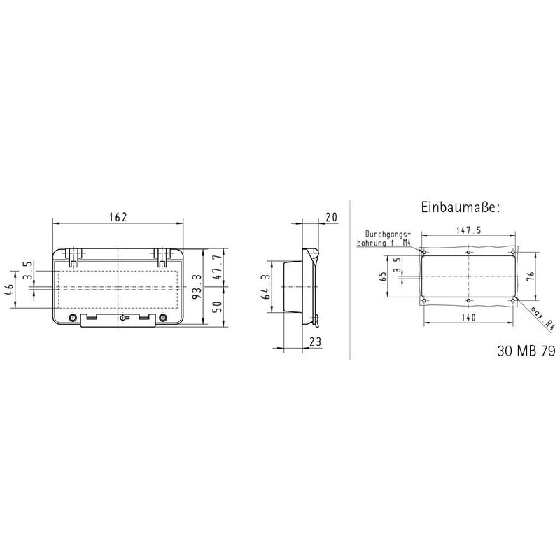 Bals Elektrotech - Zubehör/Ersatzteile für CEE-Steckvorrichtungen (IEC 60309) BetätigungsklappeIP44 58110