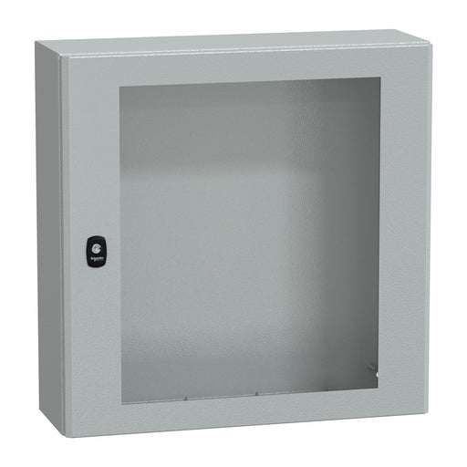 Schneider Electric - Gehäuse/Schaltschrank (leer) Wandschrank RAL 7035 NSYS3D6620T 600x600x200 Sichttür