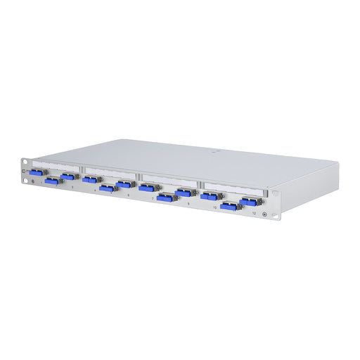 Metz Connect - Patchpanel LWL LWL-Patchfeld OpDAT PF 150209D212-E 12xSC-D OS2 bestückt