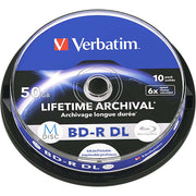 Verbatim - Speichermedium digital M-DISC BD-R DL 50GB 43847 (VE5) 1-6xJewelcase(5Disc)