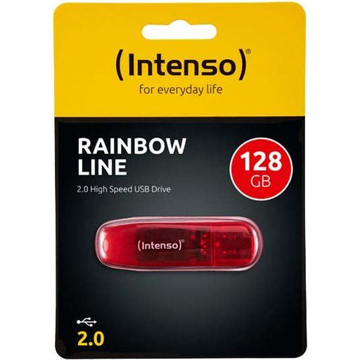 Intenso - Speichermedium digital USB 2.0 Stick 128GB Rainb 3502491 rt (R)23MB/s,(W)6.5MB/s