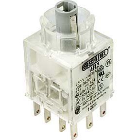 Schlegel - Hilfsschalterblock Leucht-Schaltkontaktgeber AFL2 für T5,5K 2Ö+2S