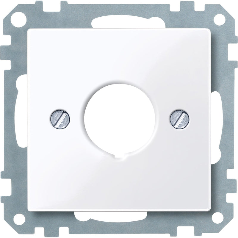 Merten - Einsatz/Abdeckung für Kommunikationstechnik Zentralplatte aws/gl 393825 für Befehlsgerät