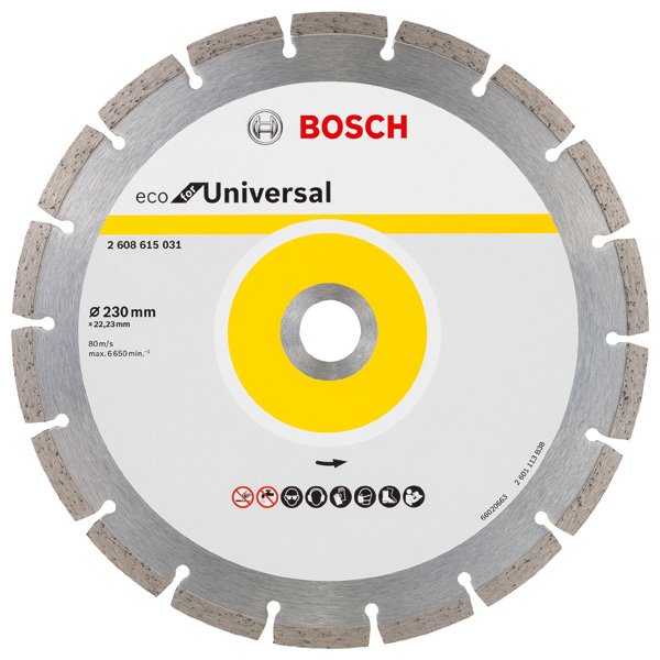 Bosch - Trenn-/Schleifscheibe Diamanttrennscheibe Eco 2608615031 For Universal D: 230