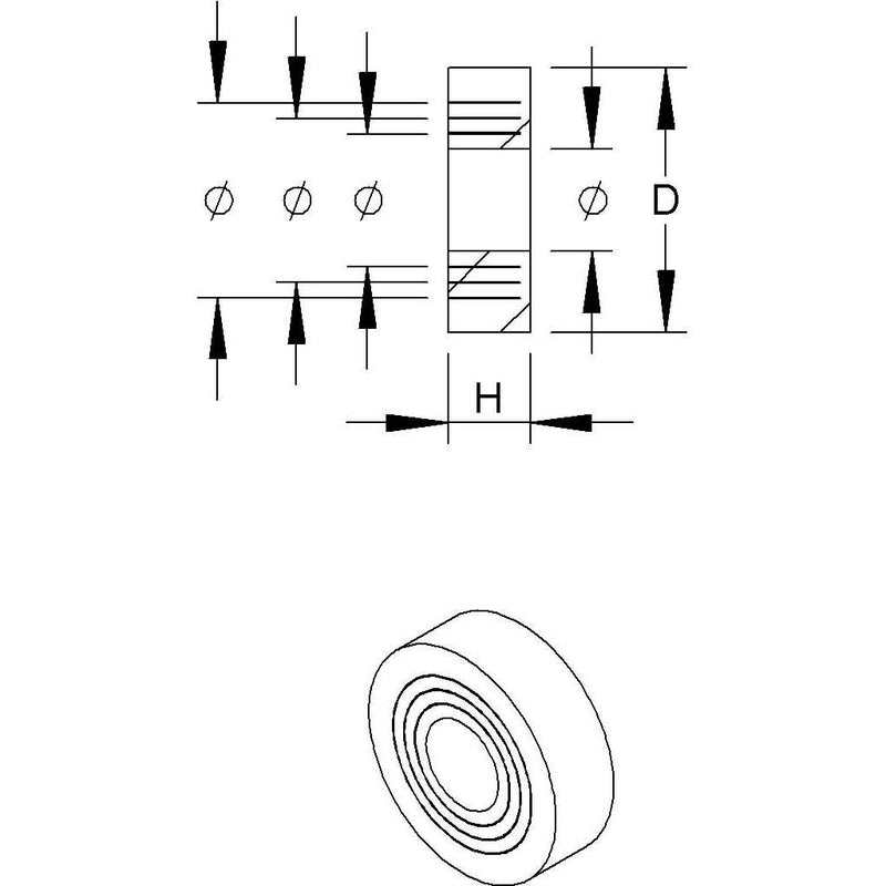 HKL - Dichtring, flach Ausschneidbarer Dichtring 2603/21 DIN46320 Pg21 − 100 Stück