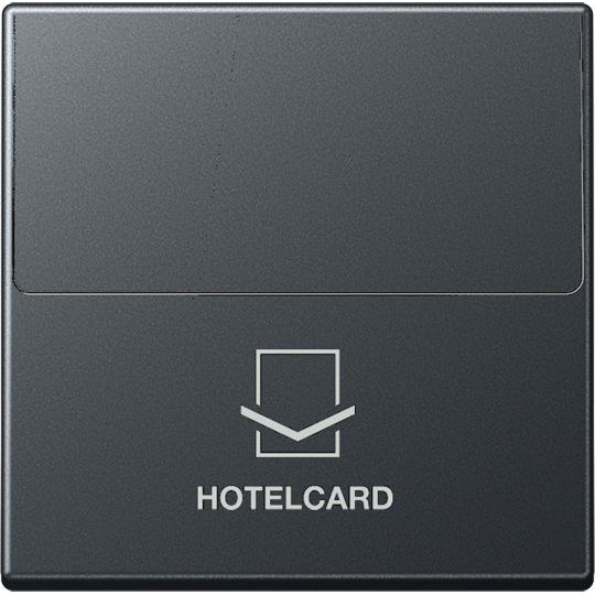 Jung - Abdeckung/Bedienelement für Installationsschalterprogramme Hotelcard-Schalter A 590 CARD ANM anthrazit matt