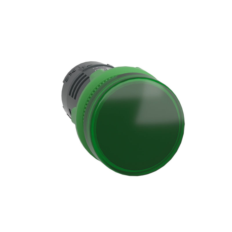 Schneider Electric - Leuchtmelder, Komplettgerät Leuchtmelder XB5EVM3 grün, 230V