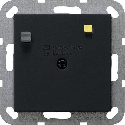 Gira - Installationsschalter FI-Schutzschalter 2664005 30mA schwarz