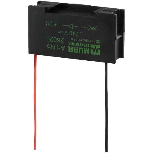 Murrelektronik - Baustein für Schutzbeschaltung Entstörmodul 26529 Diode, 0-24VDC