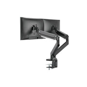 DIGITUS - Halterung für Audio-/Videosysteme Dual Monitorhalter DA-90427 2x 15 kg max., sw