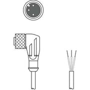 Leuze - Konfektioniertes Sensor-Aktor-Kabel Anschlussleitung KD U-M12-3W#50130699