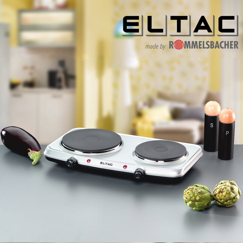 Rommelsbacher - Kochfeld Doppelkochplatte ELTAC DK 28 2500W silber
