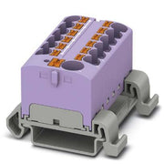 Phoenix Contact - Durchgangs-Reihenklemme Verteilerblock PTFIX10/12X4-NS35AVT − 8 Stück