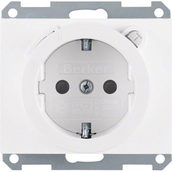 Berker - Steckdose SCHUKO-Steckdose pws/gl 47087009