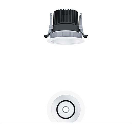 Zumtobel Group - Downlight/Strahler/Flutlicht LED-Downlight PANOS INF #60816792 4000K