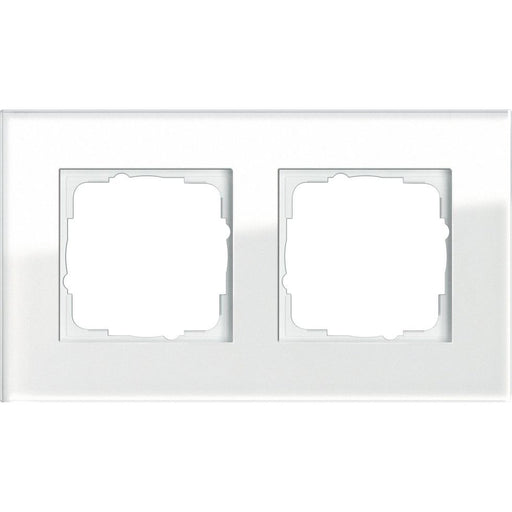 Gira - Abdeckrahmen 2f. weissglas 021212 Esprit